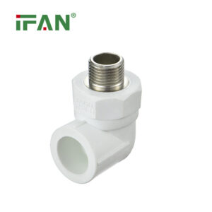 White PPR Male Elbow Fittings