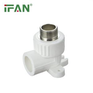 White PPR male Elbow With Seat