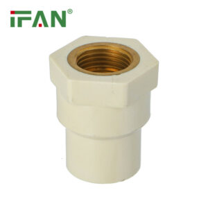 Beige CPVC Brass Female Socket