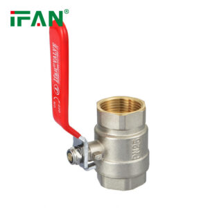 IFAN Red Long Handle 81052FF Italy Brass Ball Valve