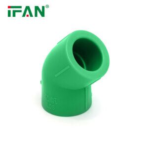 Turkey PPR Green Plastic 45 Degree Elbow