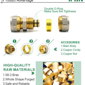Hitze PEX Compression fitting