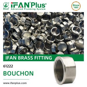 Sliver brass fittings end caps