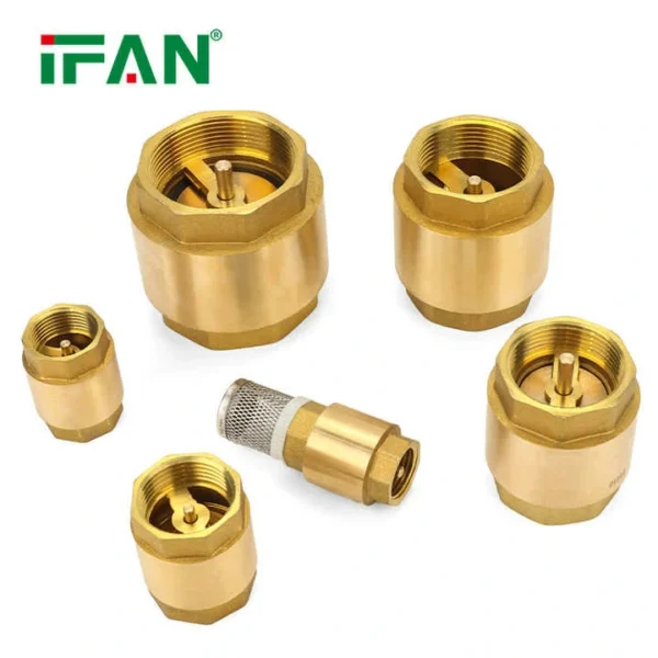 spring brass check valve