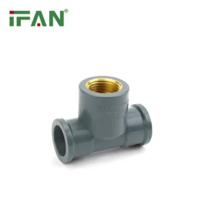 IFAN UPVC DIN Brass Female Tee