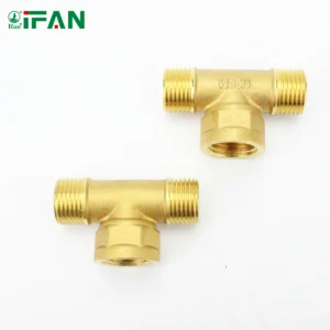 IFAN Brass Female Male Thread Tee