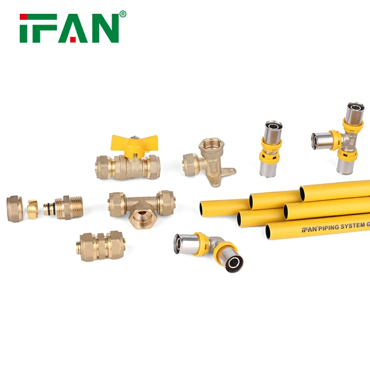 Brass Gas Press Fitting