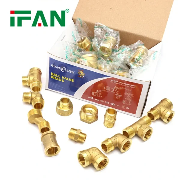 IFAN Good Price Brass Threaded Fittings - 图片 2