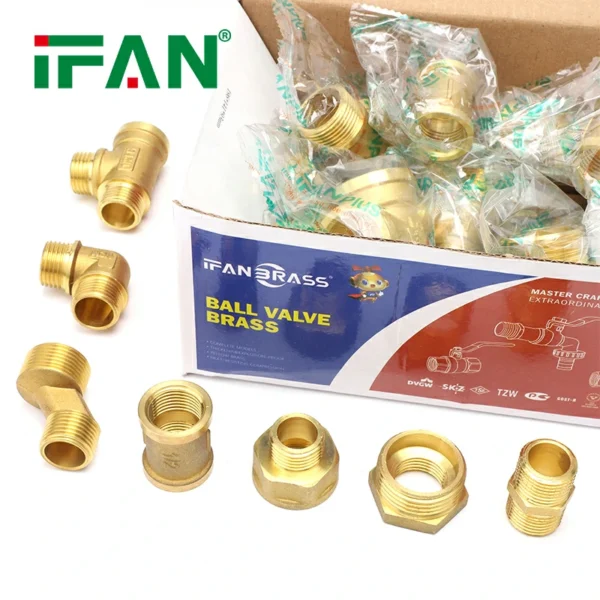 IFAN Good Price Brass Threaded Fittings - 图片 3