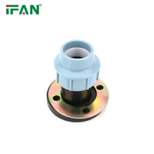 PP Compression Fitting With Flange
