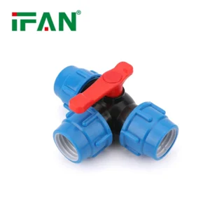 PP 3 Way Ball Valve