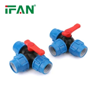 PP 3 Way Ball Valve